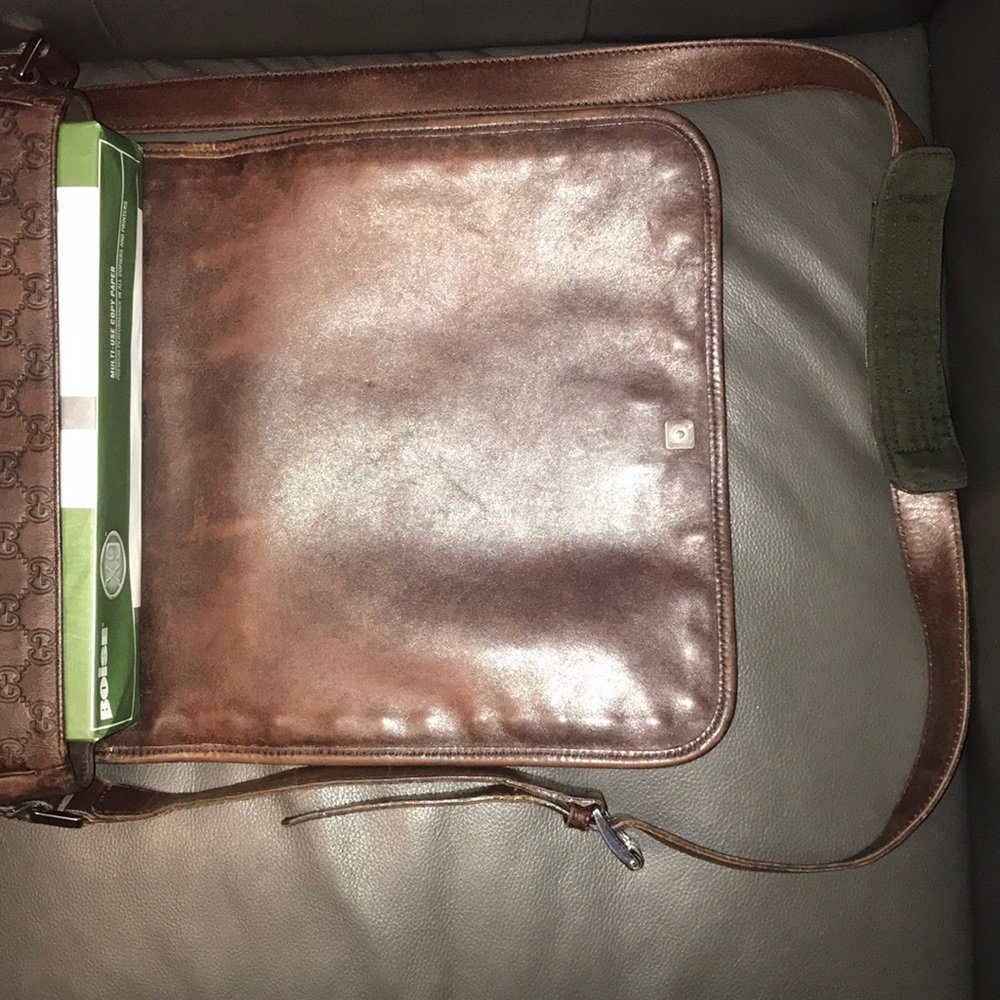 Sold!!!!! PreOwned DarkBrown GG Guccissima Leather - Picture 10 of 14